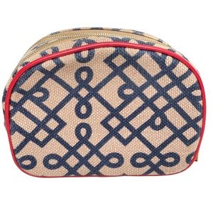 SPARTINA 449 Double Zipper Cosmetic Bag 1715 Lowcountry